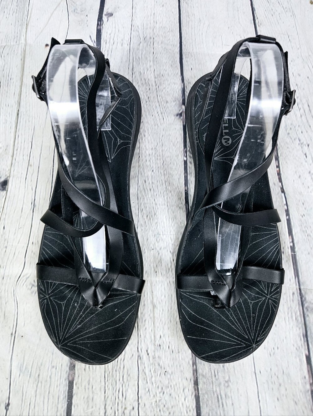 MERRELL | Duskair Seaway leather strappy thong sandals